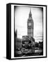 London Red Bus and Big Ben - City of London - UK - England - United Kingdom - Europe-Philippe Hugonnard-Framed Stretched Canvas