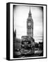 London Red Bus and Big Ben - City of London - UK - England - United Kingdom - Europe-Philippe Hugonnard-Framed Stretched Canvas