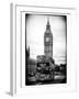 London Red Bus and Big Ben - City of London - UK - England - United Kingdom - Europe-Philippe Hugonnard-Framed Photographic Print