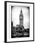 London Red Bus and Big Ben - City of London - UK - England - United Kingdom - Europe-Philippe Hugonnard-Framed Photographic Print