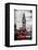 London Red Bus and Big Ben - City of London - UK - England - United Kingdom - Europe-Philippe Hugonnard-Framed Stretched Canvas