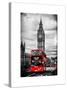 London Red Bus and Big Ben - City of London - UK - England - United Kingdom - Europe-Philippe Hugonnard-Stretched Canvas