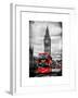 London Red Bus and Big Ben - City of London - UK - England - United Kingdom - Europe-Philippe Hugonnard-Framed Art Print