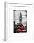 London Red Bus and Big Ben - City of London - UK - England - United Kingdom - Europe-Philippe Hugonnard-Framed Art Print