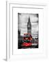 London Red Bus and Big Ben - City of London - UK - England - United Kingdom - Europe-Philippe Hugonnard-Framed Art Print