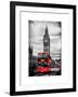 London Red Bus and Big Ben - City of London - UK - England - United Kingdom - Europe-Philippe Hugonnard-Framed Art Print