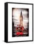 London Red Bus and Big Ben - City of London - UK - England - United Kingdom - Europe-Philippe Hugonnard-Framed Stretched Canvas