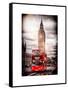 London Red Bus and Big Ben - City of London - UK - England - United Kingdom - Europe-Philippe Hugonnard-Framed Stretched Canvas