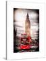 London Red Bus and Big Ben - City of London - UK - England - United Kingdom - Europe-Philippe Hugonnard-Stretched Canvas