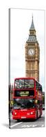 London Red Bus and Big Ben - London - UK - England - United Kingdom - Door Poster-Philippe Hugonnard-Stretched Canvas