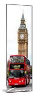 London Red Bus and Big Ben - London - UK - England - United Kingdom - Door Poster-Philippe Hugonnard-Mounted Photographic Print