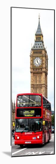 London Red Bus and Big Ben - London - UK - England - United Kingdom - Door Poster-Philippe Hugonnard-Mounted Photographic Print