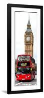 London Red Bus and Big Ben - London - UK - England - United Kingdom - Door Poster-Philippe Hugonnard-Framed Photographic Print