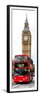 London Red Bus and Big Ben - London - UK - England - United Kingdom - Door Poster-Philippe Hugonnard-Framed Photographic Print