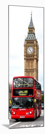 London Red Bus and Big Ben - London - UK - England - United Kingdom - Door Poster-Philippe Hugonnard-Mounted Photographic Print