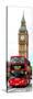 London Red Bus and Big Ben - London - UK - England - United Kingdom - Door Poster-Philippe Hugonnard-Stretched Canvas