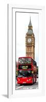 London Red Bus and Big Ben - London - UK - England - United Kingdom - Door Poster-Philippe Hugonnard-Framed Photographic Print