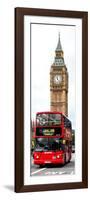 London Red Bus and Big Ben - London - UK - England - United Kingdom - Door Poster-Philippe Hugonnard-Framed Photographic Print