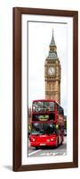 London Red Bus and Big Ben - London - UK - England - United Kingdom - Door Poster-Philippe Hugonnard-Framed Photographic Print