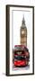 London Red Bus and Big Ben - London - UK - England - United Kingdom - Door Poster-Philippe Hugonnard-Framed Premium Photographic Print