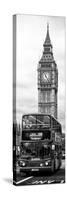 London Red Bus and Big Ben - London - UK - England - United Kingdom - Door Poster-Philippe Hugonnard-Stretched Canvas