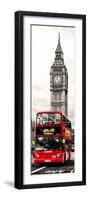 London Red Bus and Big Ben - London - UK - England - United Kingdom - Door Poster-Philippe Hugonnard-Framed Photographic Print