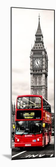 London Red Bus and Big Ben - London - UK - England - United Kingdom - Door Poster-Philippe Hugonnard-Mounted Photographic Print