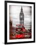 London Red Bus and Big Ben - London - UK - England - United Kingdom - Europe-Philippe Hugonnard-Framed Photographic Print