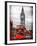 London Red Bus and Big Ben - London - UK - England - United Kingdom - Europe-Philippe Hugonnard-Framed Photographic Print