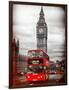 London Red Bus and Big Ben - London - UK - England - United Kingdom - Europe-Philippe Hugonnard-Framed Photographic Print