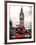 London Red Bus and Big Ben - London - UK - England - United Kingdom - Europe-Philippe Hugonnard-Framed Photographic Print