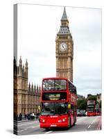 London Red Bus and Big Ben - London - UK - England - United Kingdom - Europe-Philippe Hugonnard-Stretched Canvas