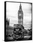 London Red Bus and Big Ben - London - UK - England - United Kingdom - Europe-Philippe Hugonnard-Framed Stretched Canvas