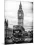 London Red Bus and Big Ben - London - UK - England - United Kingdom - Europe-Philippe Hugonnard-Mounted Art Print