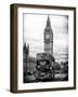 London Red Bus and Big Ben - London - UK - England - United Kingdom - Europe-Philippe Hugonnard-Framed Art Print