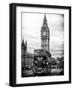 London Red Bus and Big Ben - London - UK - England - United Kingdom - Europe-Philippe Hugonnard-Framed Art Print