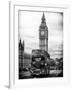 London Red Bus and Big Ben - London - UK - England - United Kingdom - Europe-Philippe Hugonnard-Framed Art Print