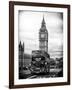 London Red Bus and Big Ben - London - UK - England - United Kingdom - Europe-Philippe Hugonnard-Framed Art Print