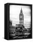 London Red Bus and Big Ben - London - UK - England - United Kingdom - Europe-Philippe Hugonnard-Framed Stretched Canvas