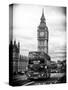 London Red Bus and Big Ben - London - UK - England - United Kingdom - Europe-Philippe Hugonnard-Stretched Canvas