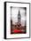 London Red Bus and Big Ben - London - UK - England - United Kingdom - Europe-Philippe Hugonnard-Framed Stretched Canvas