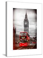 London Red Bus and Big Ben - London - UK - England - United Kingdom - Europe-Philippe Hugonnard-Stretched Canvas