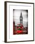 London Red Bus and Big Ben - London - UK - England - United Kingdom - Europe-Philippe Hugonnard-Framed Art Print