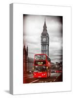 London Red Bus and Big Ben - London - UK - England - United Kingdom - Europe-Philippe Hugonnard-Stretched Canvas