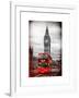 London Red Bus and Big Ben - London - UK - England - United Kingdom - Europe-Philippe Hugonnard-Framed Art Print