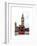 London Red Bus and Big Ben - London - UK - England - United Kingdom - Europe-Philippe Hugonnard-Framed Art Print