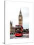 London Red Bus and Big Ben - London - UK - England - United Kingdom - Europe-Philippe Hugonnard-Stretched Canvas