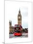 London Red Bus and Big Ben - London - UK - England - United Kingdom - Europe-Philippe Hugonnard-Mounted Art Print