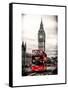 London Red Bus and Big Ben - London - UK - England - United Kingdom - Europe-Philippe Hugonnard-Framed Stretched Canvas