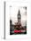 London Red Bus and Big Ben - London - UK - England - United Kingdom - Europe-Philippe Hugonnard-Stretched Canvas